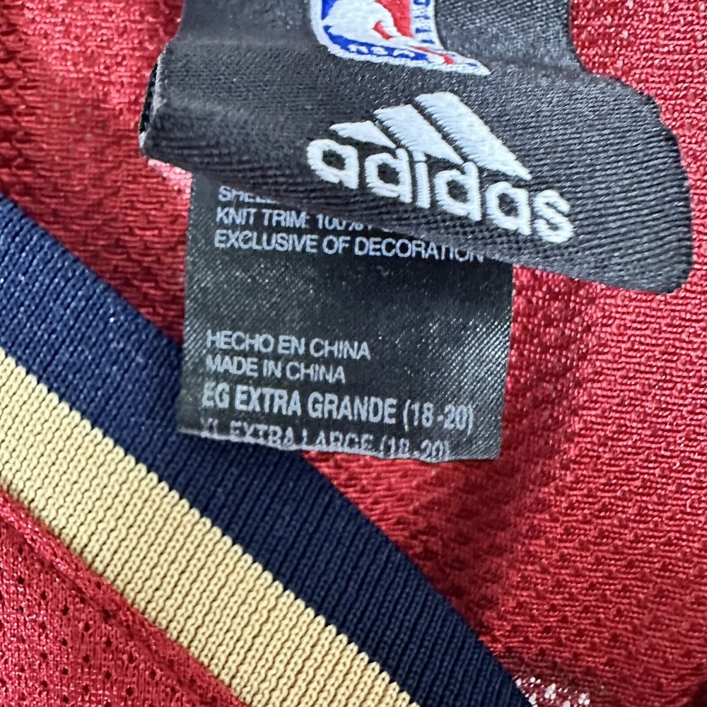 Adidas Cleveland Cavaliers Lebron James Jersey; Youth XL (18-20) #23 Red - Picture 4 of 4
